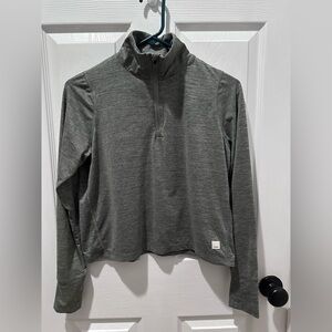 Vuori cropped quarter zip